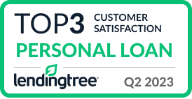 LendingTree, top 3 in customer satisfaction. Q2 2023
